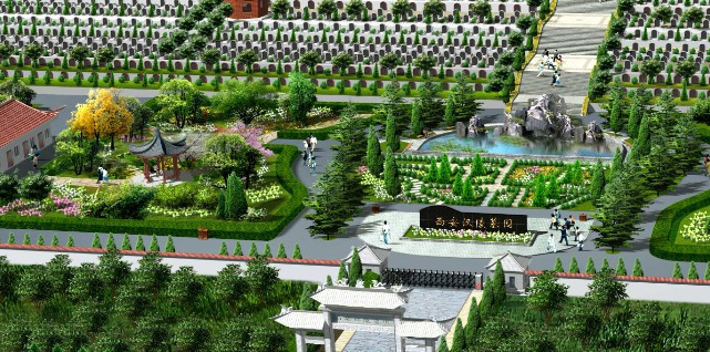 壽陽山墓園朝向