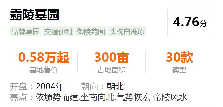 西安霸陵墓園月可以掃墓嗎